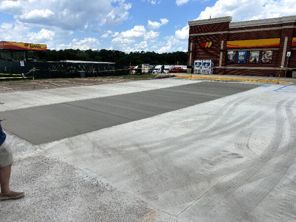 Construction site overview